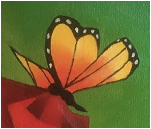 image 1 - Painting a butterfly….The Butterfly Garden